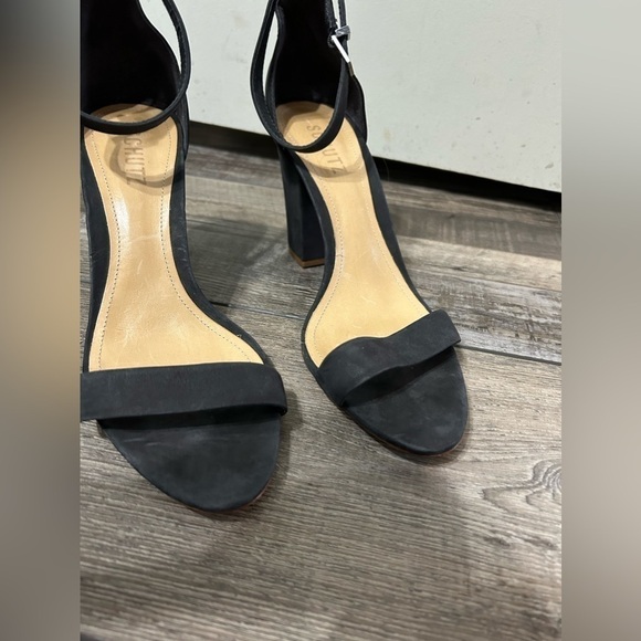 SCHUTZ Enida Block Heel Dark Grey - Picture 3 of 7